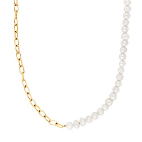 Gold-Perlen Halskette - PERDONA
