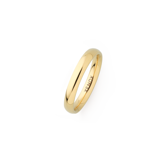 Edelstahl Ring goldfarben - PERDONA